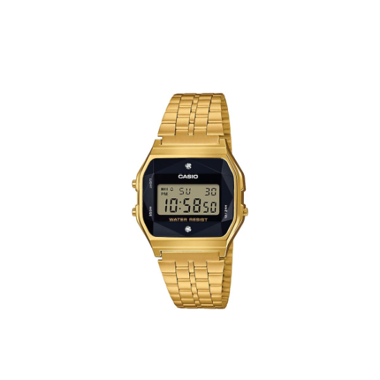 Casio Unisex Retro Design Gold